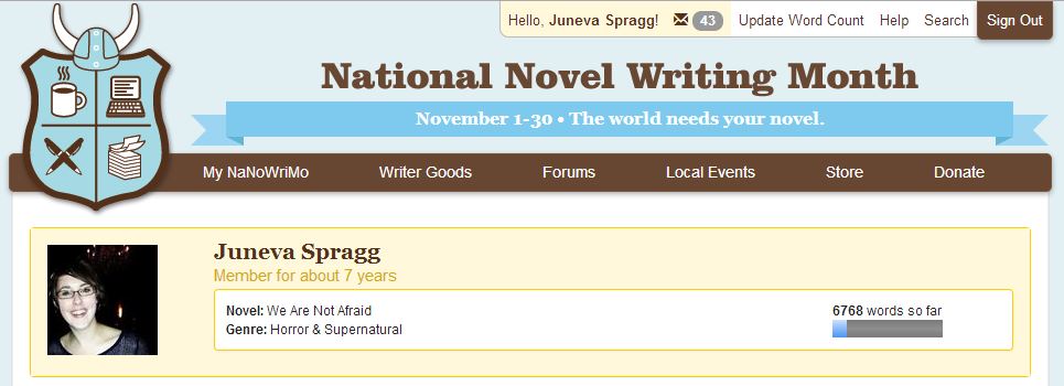 NaNoWriMo No-Go