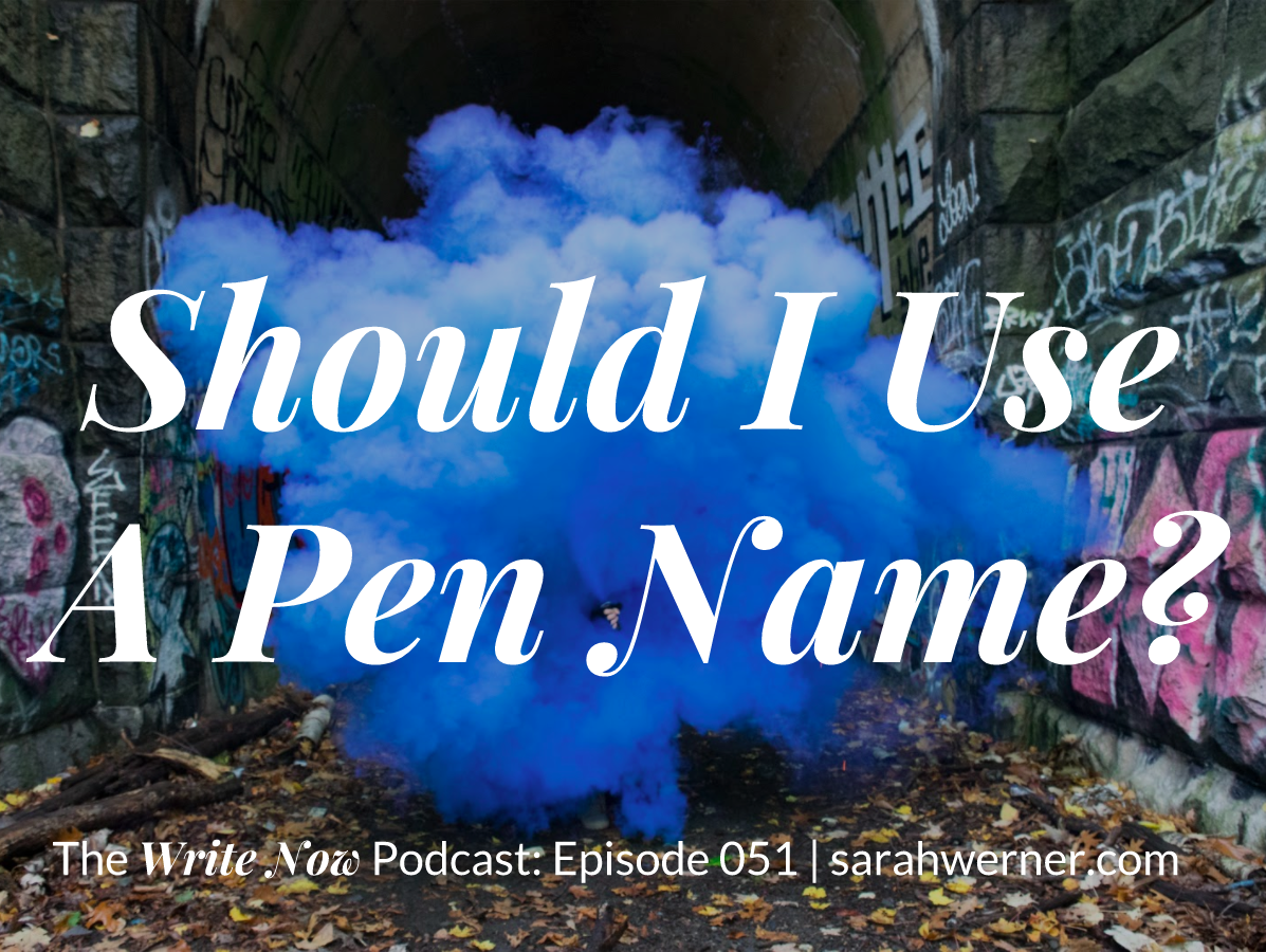 Should I Use A Pen Name? - WNP 051 Title Card