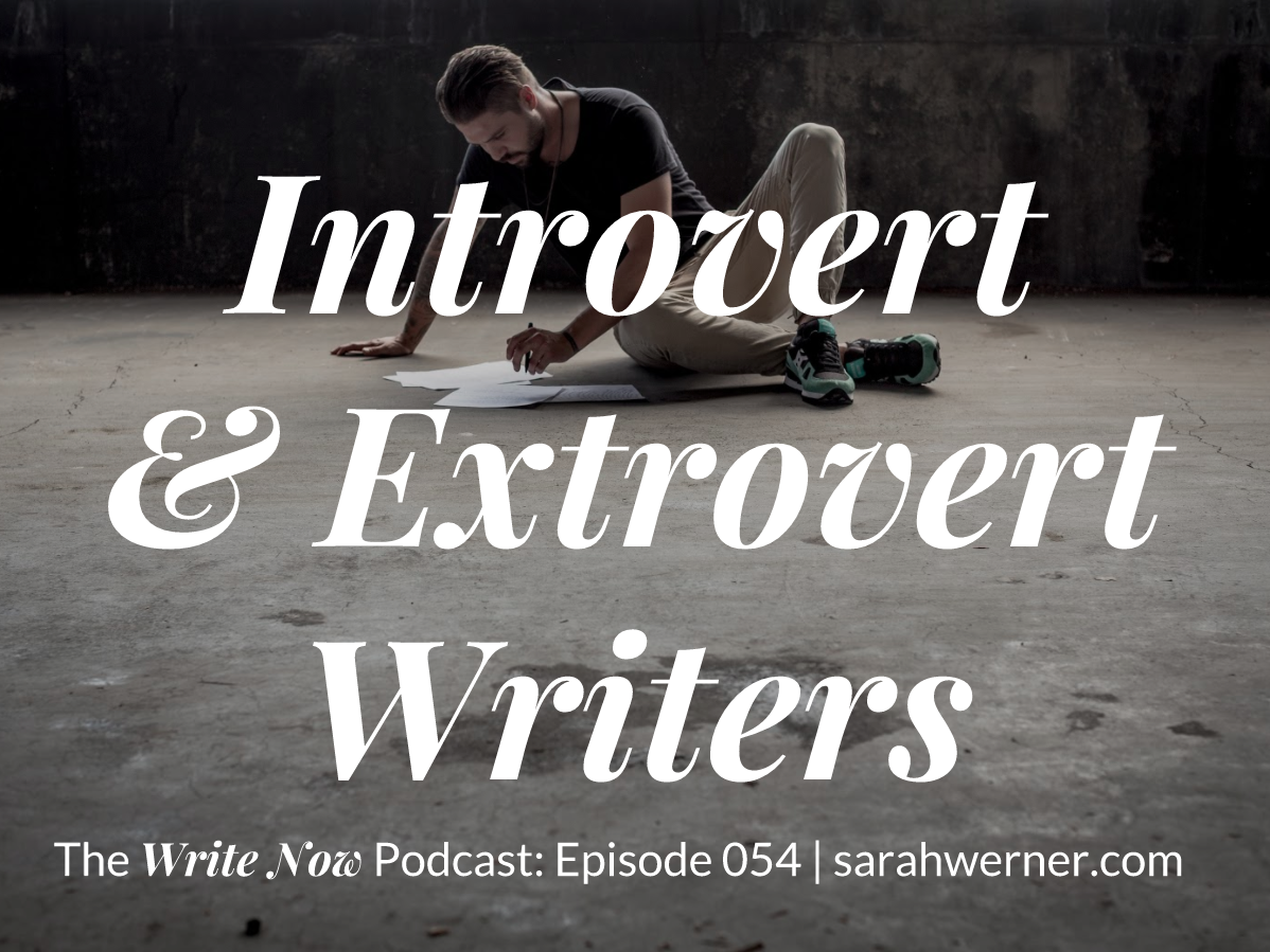 Image for Introvert and Extrovert Writers - WN 054