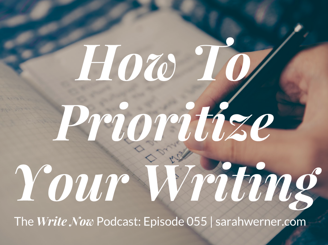 How To Prioritize Your Writing – WN 055