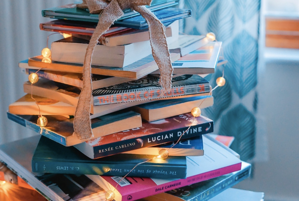 Image of a book pile