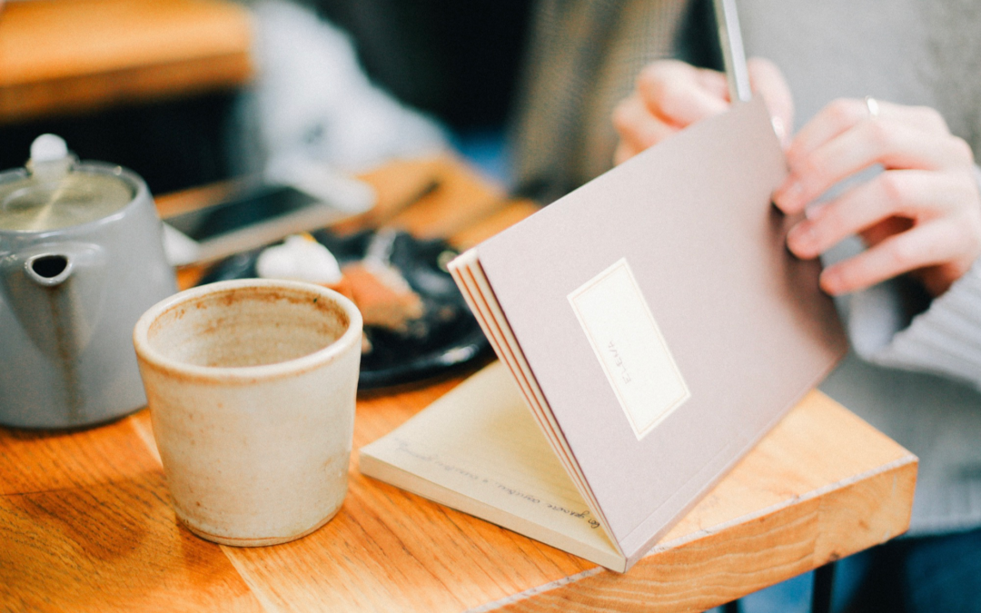 Image of a person journaling