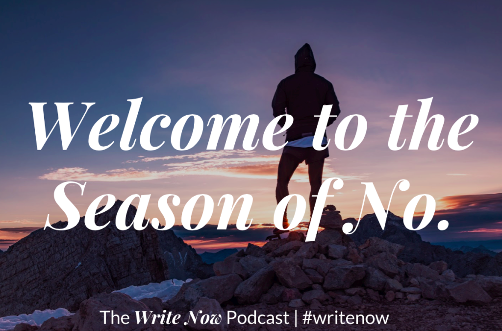 Sarah’s Blog: The Season of No